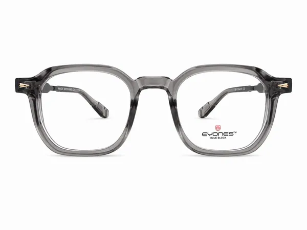 Black_Plastic_Full_Rim_Square_Eyeglass_Frame_For_Unisex
