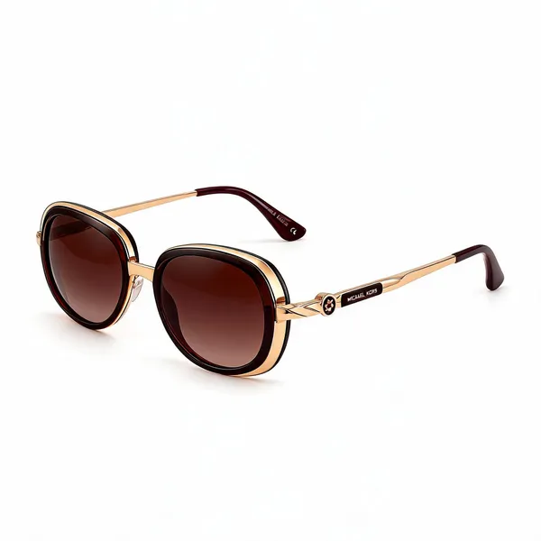 Brown_Metal_Round_Frame_Sunglasses_For_Unisex