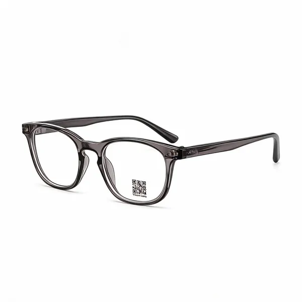 Black_Plastic_Full_Rim_Rectangular_Eyeglasses_For_Unisex