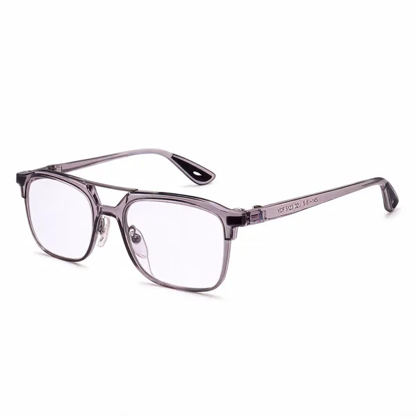 Grey_Plastic_Full_Rim_Rectangular_Eyeglasses_For_Unisex