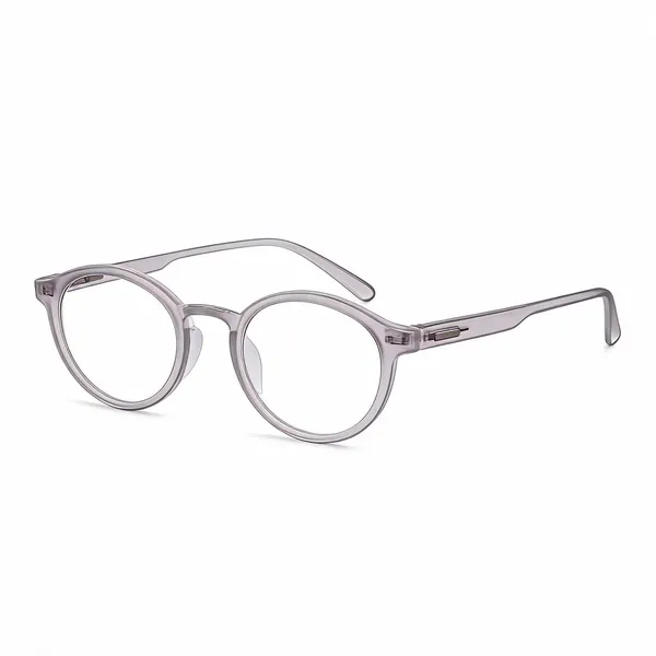 Clear_Metal_Round_Frame_Eyeglasses_For_Unisex