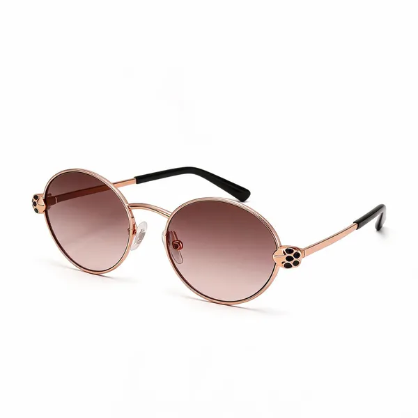 Rose_Gold_Metal_Round_Gradient_Sunglasses_For_Unisex