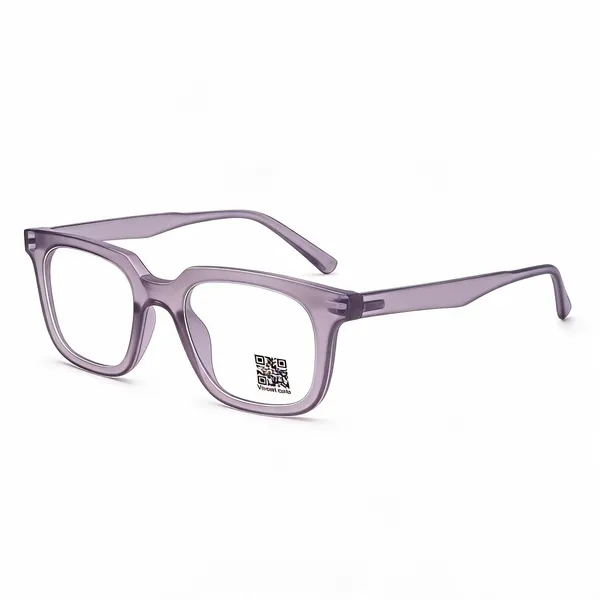 Grey_Plastic_Full_Rim_Rectangular_Eyeglasses_For_Unisex