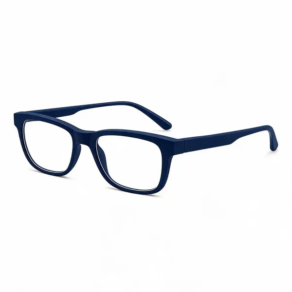 Blue_Plastic_Rectangular_Eyeglasses_For_Unisex