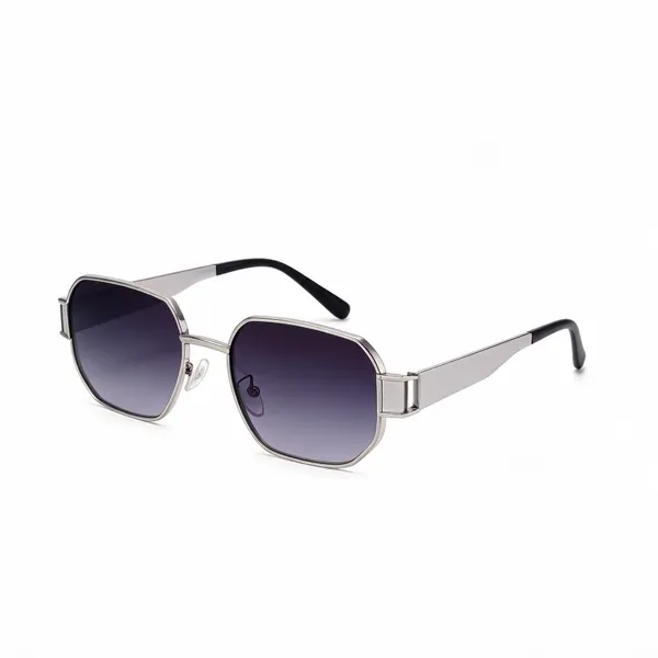 Silver_Metal_Square_Gradient_Sunglasses_For_Unisex