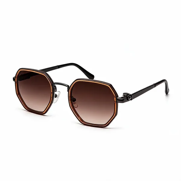 Brown_Plastic_Gradient_Square_Sunglasses_For_Unisex
