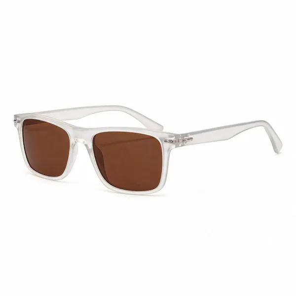 Transparent_Brown_Plastic_Rectangular_Sunglasses_For_Unisex