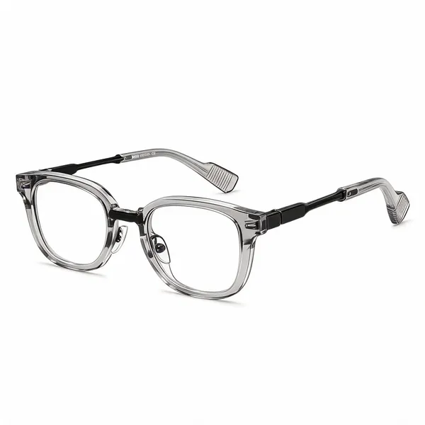 Transparent_Metal_Rectangular_Eyeglasses_For_Unisex