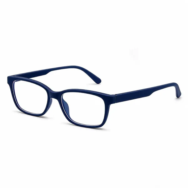 Blue_Plastic_Full_Rim_Rectangular_Eyeglass_Frame_For_Unisex