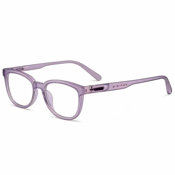 Lavender_Plastic_Rectangular_Eyeglasses_For_Unisex
