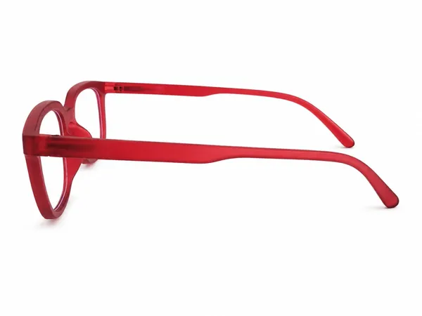 Red_Plastic_Full_Rim_Rectangular_Eyeglass_Frame_For_Unisex