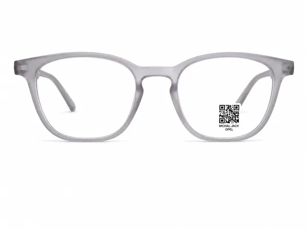 Grey_Plastic_Full_Rim_Rectangular_Eyeglasses_For_Unisex