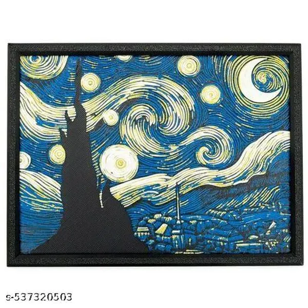 Plastic_3D_Starry_Night_Framed_Wall_Art