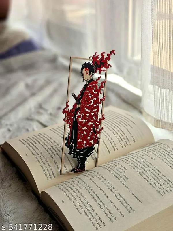 Multicolor_Plastic_Tanjiro_Demon_Slayer_Bookmark_-_Pack_of_2