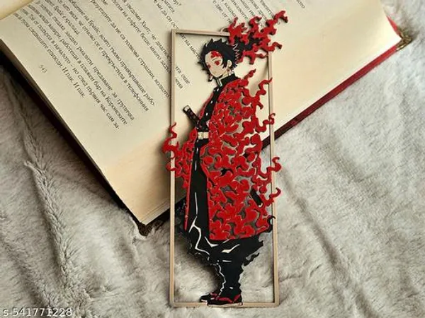 Multicolor_Plastic_Tanjiro_Demon_Slayer_Bookmark_-_Pack_of_2