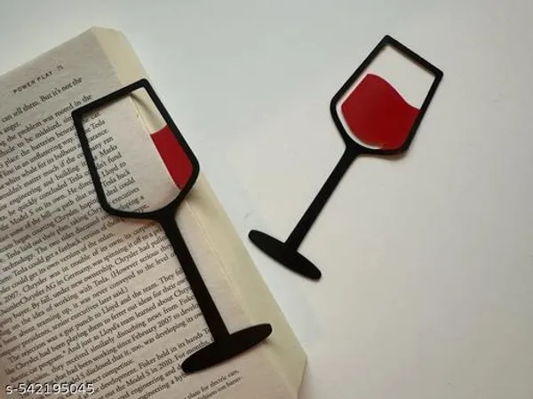 Black_Red_Plastic_Wine_Glass_Bookmark_-_Pack_of_2