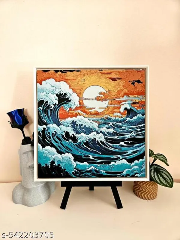 Plastic_Multicolor_The_Great_Wave_3D_Wall_Frame
