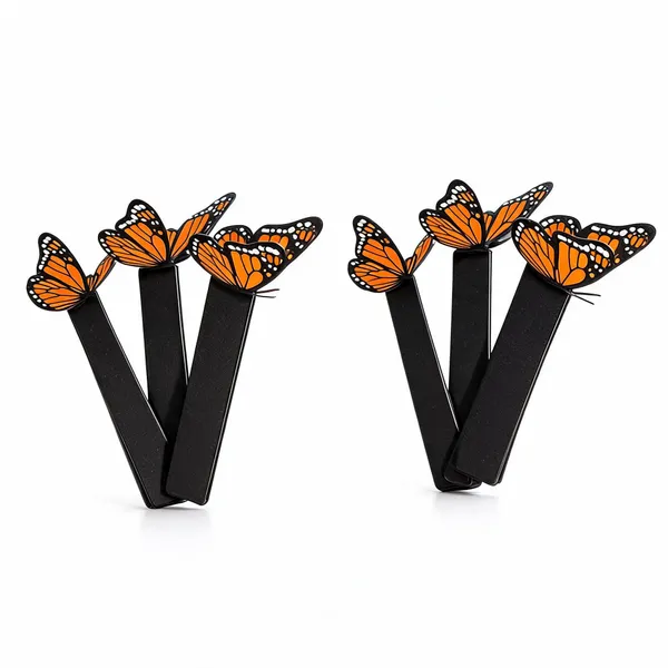 Multicolor_Plastic_Butterfly_Bookmark_Set_Of_3_-_Pack_of_2