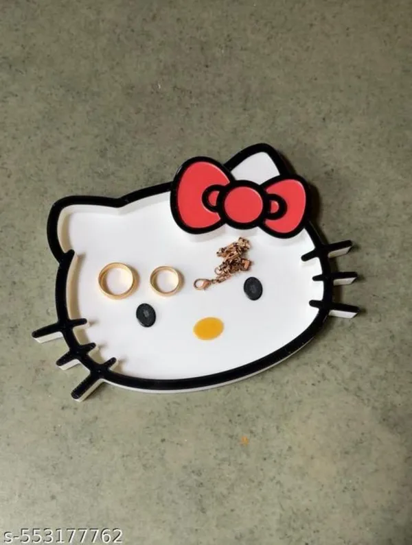 White_Pink_Plastic_Kitty_Trinket_Tray