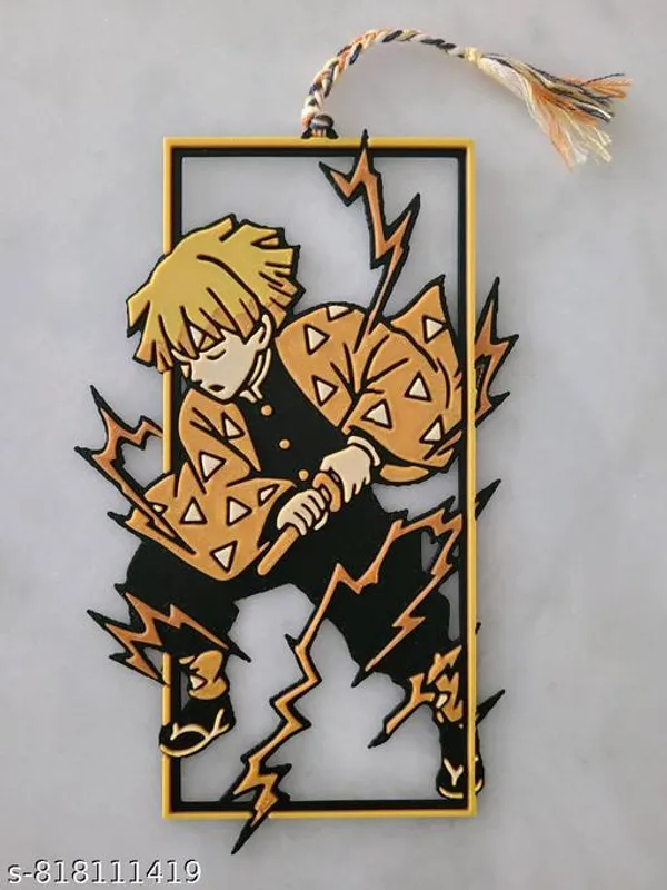 Demon_Slayer_Zenitsu_Agatsuma_Plastic_Bookmark_-_Pack_of_2