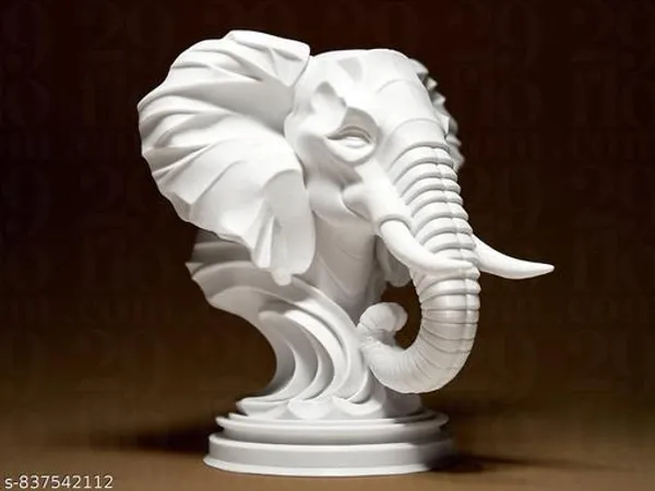 Plastic_White_Elephant_Statue