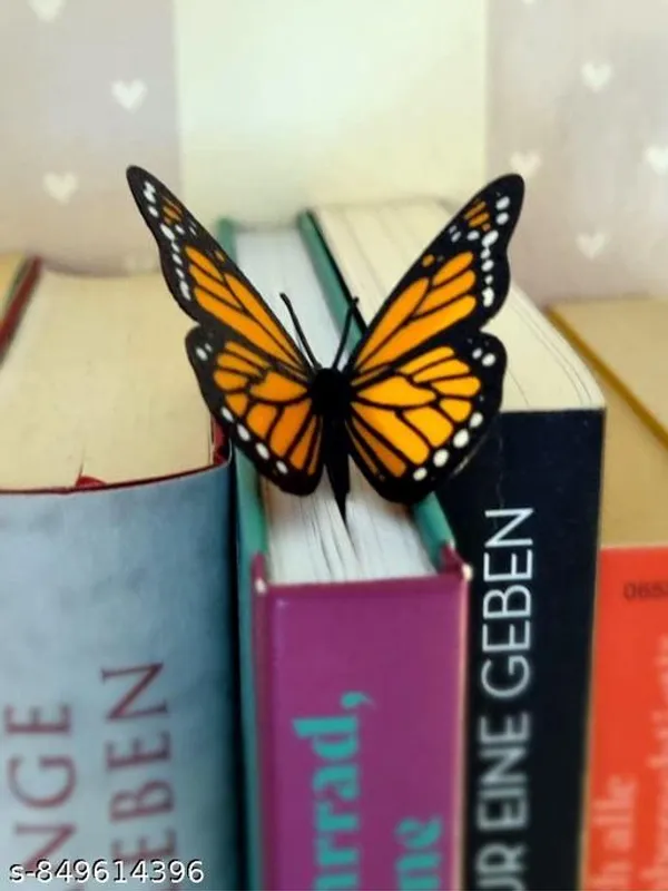 Multicolor_Plastic_Butterfly_Bookmark_Set_Of_3_-_Pack_of_2