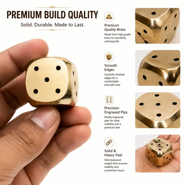 Brass_Dice_Shaped_Decorative_Showpiece