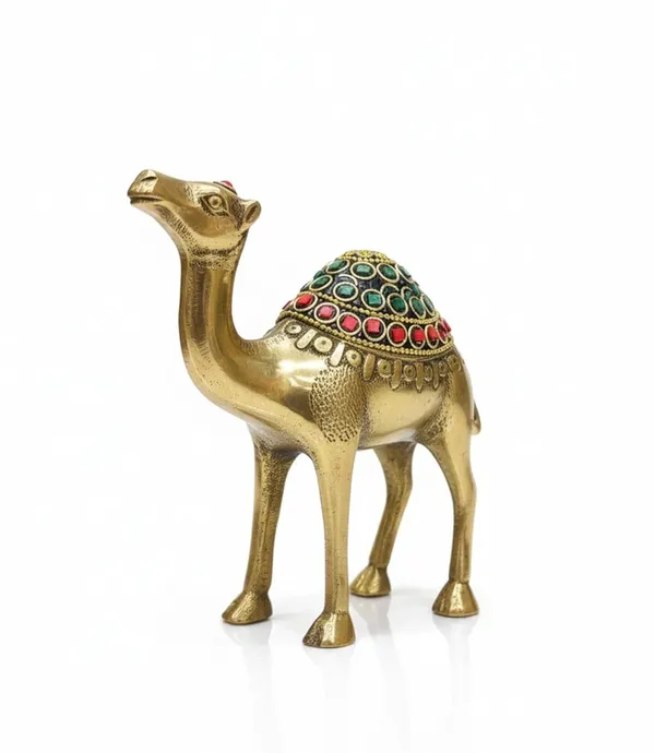 Brass_Camel_Figurine_Handcrafted_Showpiece_15_Cm_Decorative_Home_Office_Accent