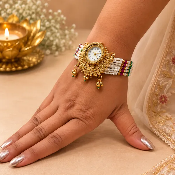 Kashmiri_Pearl_Bracelet_Watch