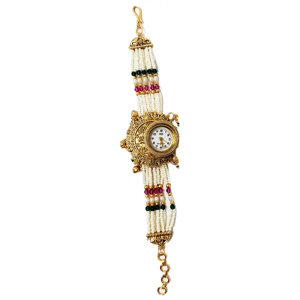 Kashmiri_Pearl_Bracelet_Watch
