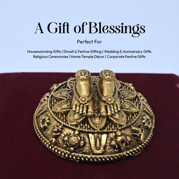 Antique_Brass_Metal_Balaji_Charan_Paduka