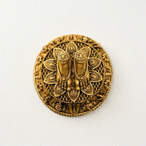 Antique_Brass_Metal_Balaji_Charan_Paduka