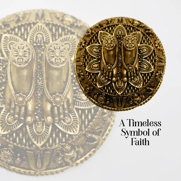 Antique_Brass_Metal_Balaji_Charan_Paduka