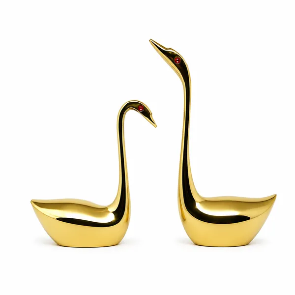Brass_Swan_Decorative_Set_Of_2
