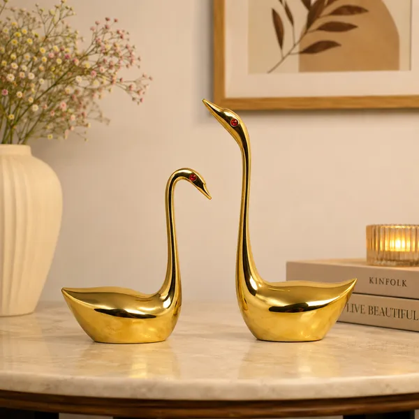 Brass_Swan_Decorative_Set_Of_2