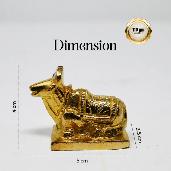 Golden_Brass_Metal_Nandi_Idol