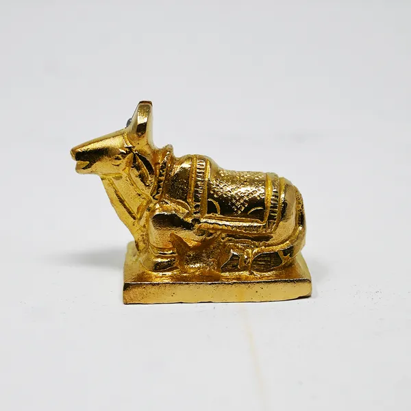 Golden_Brass_Metal_Nandi_Idol