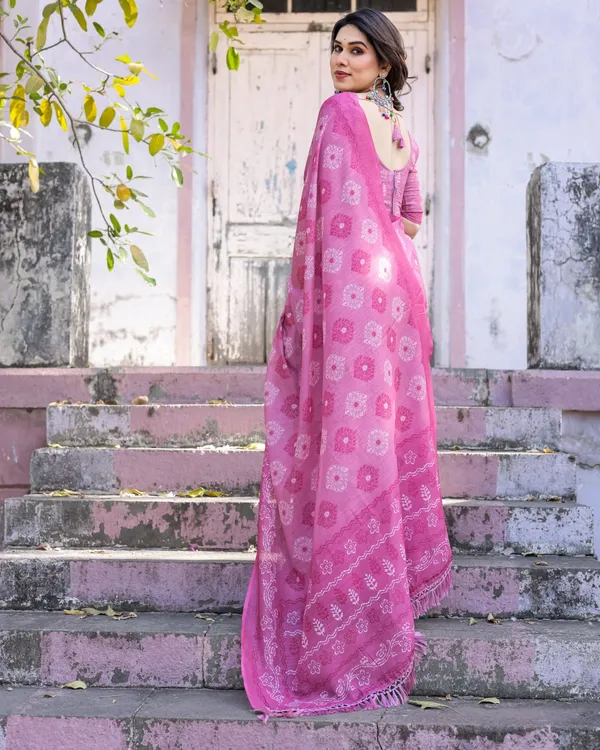 Pink_Floral_Print_Saree_for_Women