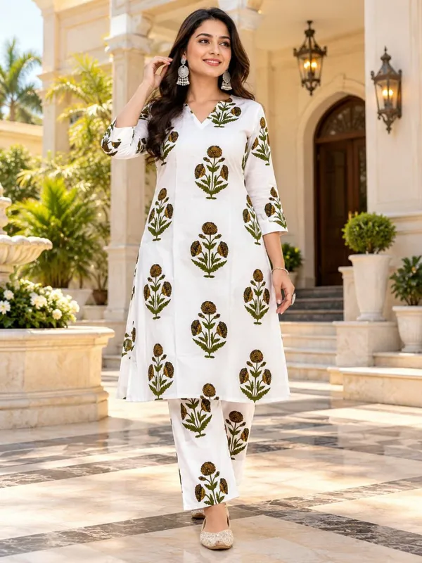 Rayon_Slub_Digital_Print_Kurti_Set