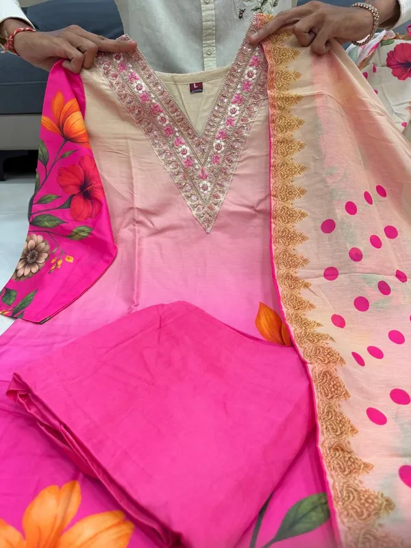 Soft_Waves_Silk_Kurti_Pant_Dupatta_Set