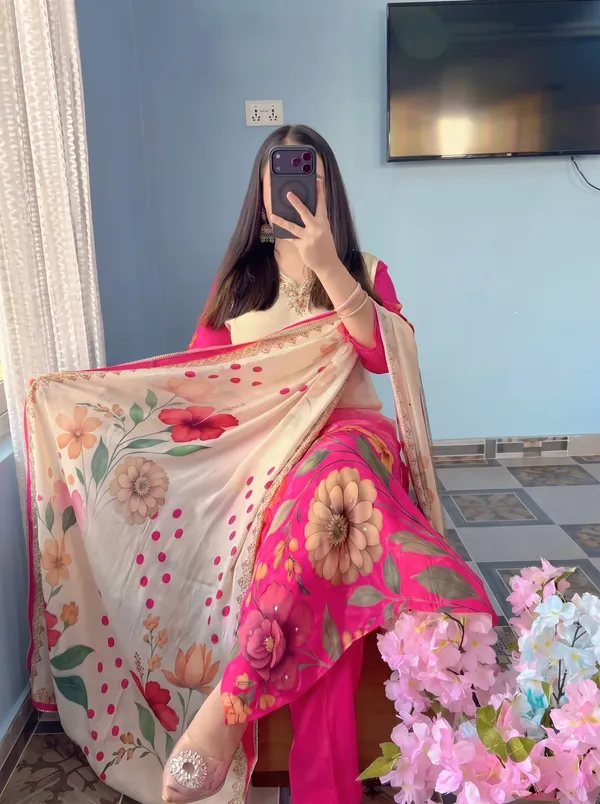 Soft_Waves_Silk_Kurti_Pant_Dupatta_Set