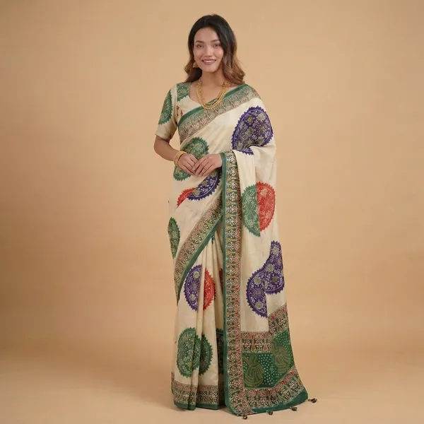 Multicolor_Premium_Pure_Modal_Silk_Saree_For_Women