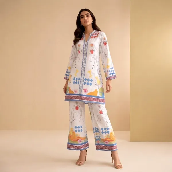 Multicolor_Premium_Cotton_Slub_Co-Ord_Set_For_Women