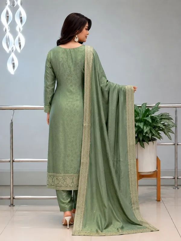 Special_PURE_MALAY_GLASS_TISSUE_WITH_KANJIVARAM_HANDK_WORK_NACK_3_piece_Set_collection_is_Arrived