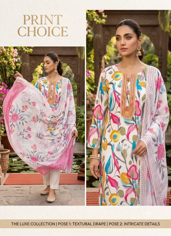 Unstitched_Cream_Soft_Cotton_3Pcs_Salwar_Suit_For_Women