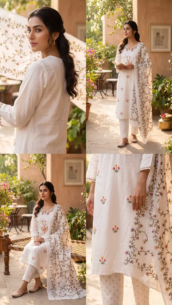 Unstitched_White_Soft_Cotton_3Pcs_Salwar_Suit_For_Women