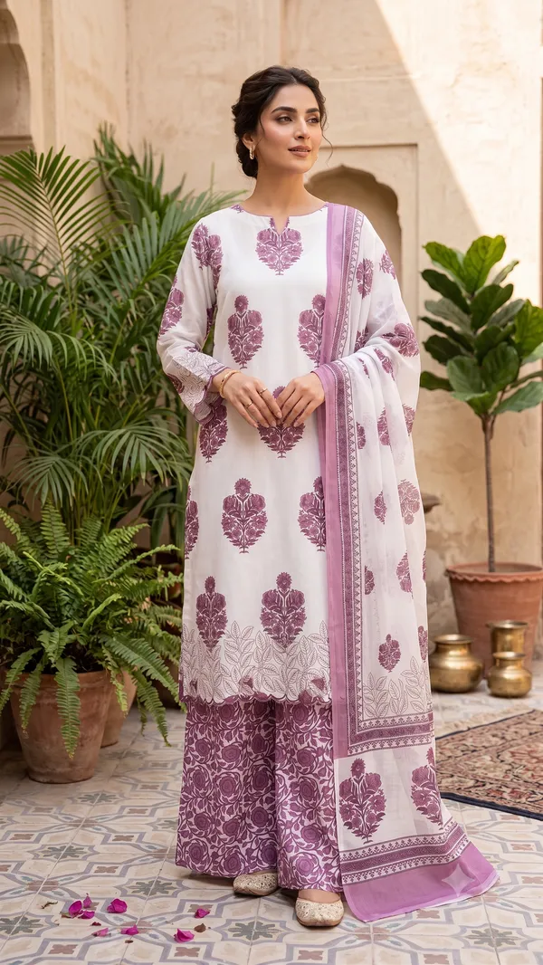 Unstitched_Pink_Soft_Cotton_3Pcs_Salwar_Suit_For_Women