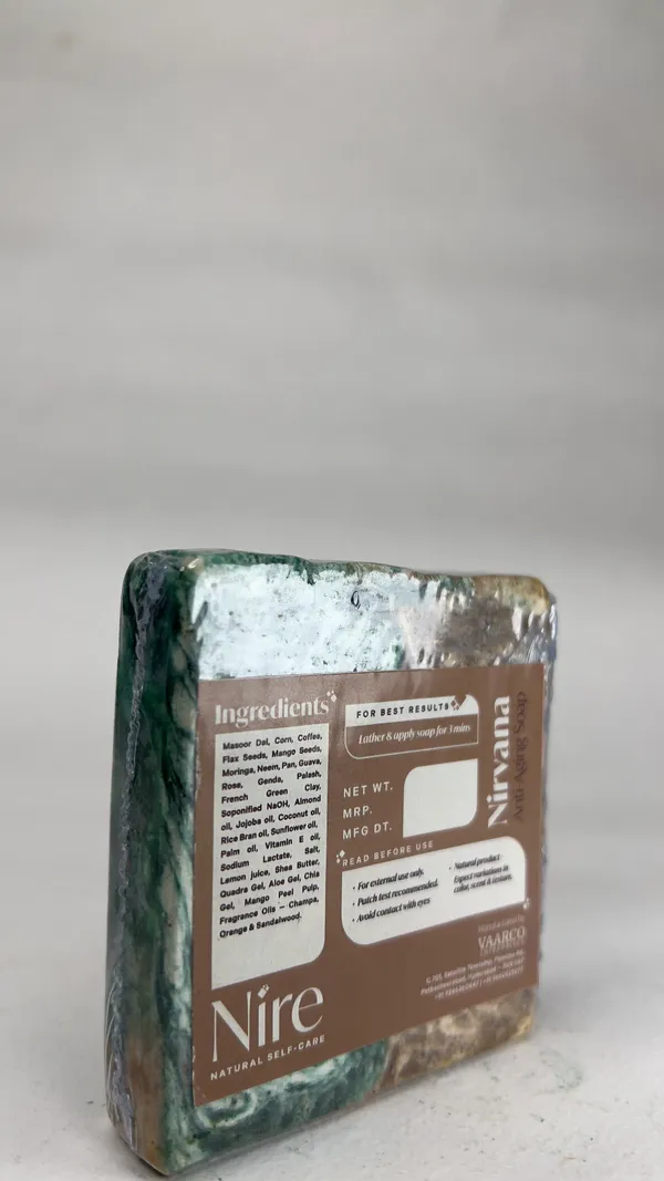 Nire_Nirvana_Neem_french_green_Clay,_Moringa,_Kojic_Acid_pimple_Acne_Soap
