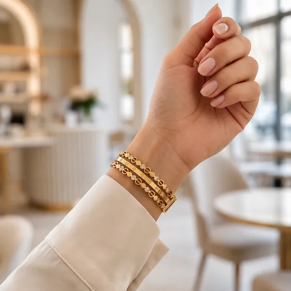 Gold_Plated_Crystal_Studded_Multi_Layer_Bracelet_For_Women