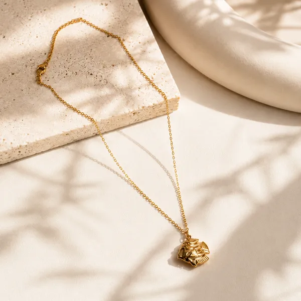 Luxury_18k_Gold_Tone_Anti-Tarnish_Ocean_Fish_Charm_Pendant_With_Stainless_Steel_Chain_|_Waterproof_&_Lightweight_Everyday_Wear